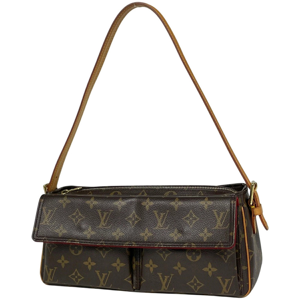 Louis Vuitton Viva Cite Shoulder Bag Monogram Brown